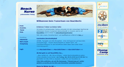 Desktop Screenshot of beachkurse.de