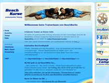 Tablet Screenshot of beachkurse.de